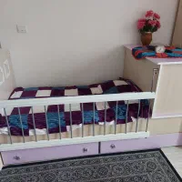 تخت خواب و کمد کودک|تخت و سرویس خواب|ساری, |دیوار