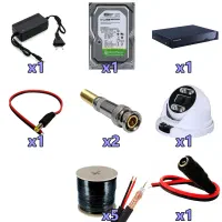 پکیج دوربین مداربسته پنج مگاپیکسل دام/1049