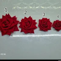 سر گل رز مخمل مصنوعی