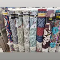 ملافه عرض دومتر و پنجاه رنگ ثابت نخ و پنبه