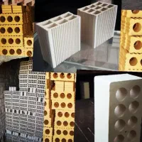 تولیداصفهان/اجر ده سوراخ سوله تخفیفی نما -سفال|مصالح و تجهیزات ساختمان|ساوه, |دیوار