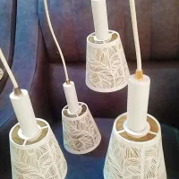 لوستر  و آباژور در حد نو