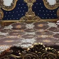 تخت دونفره چوب راش|تخت و سرویس خواب|تهران, ارم|دیوار