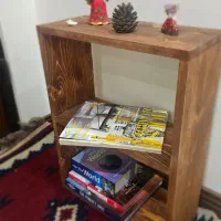 فروش کتابخانه شلف چوب روس سفارشی