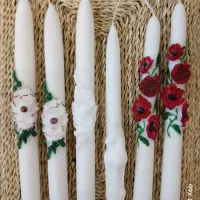 شمع قلمی انار یلدایی دستساز