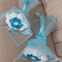 دسته گل روبانی|گل مصنوعی|ایلام, |دیوار