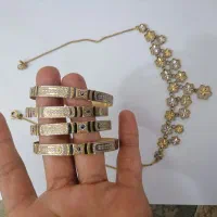 گوشواره النگو انگشتر و گردنبند طلا|جواهرات|بیرجند, |دیوار