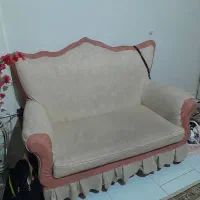 یک ست مبلمان ۷ نفره با روکش مبلی ترک