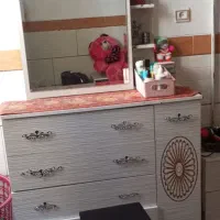 سرویس خواب دونفره با تشک و یک بوفه