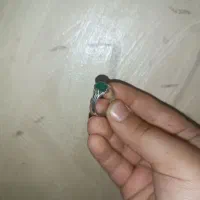 انگشتر  نقره ی کهنه عقیق سبز ۹۵۰ عیار|جواهرات|تهران, باشگاه نفت|دیوار