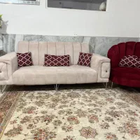 مبل هشت نفره ب همراه میز نهار خوری چهار نفره|مبلمان خانگی و میز عسلی|سبزوار, دانشگاه آزاد|دیوار