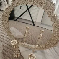 آینه شمعدان برنجی کاملا نو|آینه|اصفهان, هزارجریب|دیوار