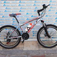 دوچرخه ۲۴ ویوا کمک دار ترمز دیسکی جدید آکبند|دوچرخه، اسکیت، اسکوتر|قرچک, مهدیه|دیوار