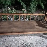 تخت چوبی باغ و تراس ،چوب روسی