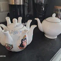 دو عدد قوری سالم وتمیز استفاده نشده