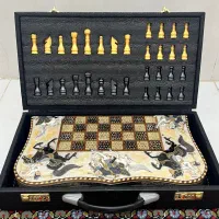 تخته نرد و شطرنج خاتم کاری با اصالت