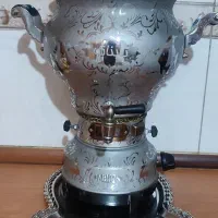 سماور گازی همراه با سینی و پارچ