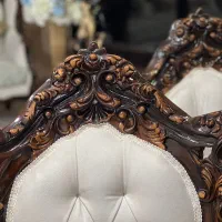 مبلمان استیل مبل سلطنتی وناهارخوری پر منبت نو|مبلمان خانگی و میز عسلی|تهران, شمس‌آباد|دیوار