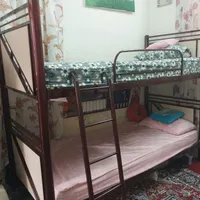 تخت خواب فلزی دو طبقه|تخت و سرویس خواب|رشت, بوسار|دیوار