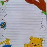 نقاشی دفتر برای یادگاری و لذت بیشتر برای مشق نوشتن