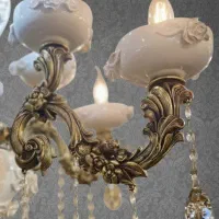 تولیدی لوستر لاوین مدل سلین سرامیکی|لوستر و چراغ آویز|کرج, حصارک بالا|دیوار