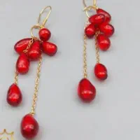 گوشواره طرح انار