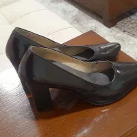 کفش مجلسی پاشنه بلند چرم س