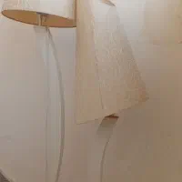 اباژور سفید مایل به شیری|چراغ خواب و آباژور|همدان, |دیوار