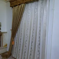 ۲ عدد پرده به همراه دو کتیبه|پرده، رانر، رومیزی|رشت, جهاد|دیوار