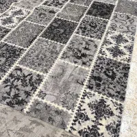 فرش چارخونه طوسی موکت تندیس ۲۱۳۷|فرش|قم, شاه ابراهیم|دیوار