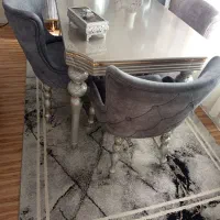 میز نهار خوری (غذا خوری)چهار نفره|میز و صندلی غذاخوری|شیراز, شهرک گلستان|دیوار