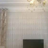 پرده به همراه دستک و چوب پرده