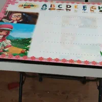 میز صندلی تحریر کودک دخترونه میز جمع شو|میز تحریر و کامپیوتر|همدان, |دیوار