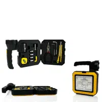 چراغ اضطراری خورشیدی پاروبانک همراه با جعبه ابزار