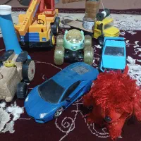 اسباب بازی با ۲ عدد ماشین شارژی