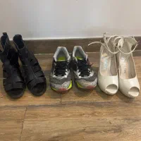 دوعددکفش مجلسی ویک کتانی