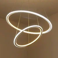 لوستر گرد دو طبقه