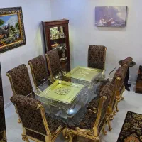 مبلمان سلطنتی ۹ نفره با میز ناهارخوری شیک|مبلمان خانگی و میز عسلی|تهران, حکمت|دیوار