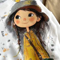 کراپ و شلوار کتان لباس بچه گانه|کفش و لباس بچه|کرج, دهقان ویلا|دیوار