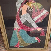 تابلوی قدیمی کار دست|صنایع دستی و سایر لوازم تزئینی|قم, منبع آب|دیوار