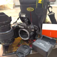 دوربین عکاسیnikonحرفه ایDSLR+لنزجداشونده55-18+کیف|دوربین عکاسی و فیلم‌برداری|تهران, آبشار تهران (دریاچه)|دیوار