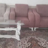 یک دست مبل ۷ نفره کار کرده|مبلمان خانگی و میز عسلی|نیشابور, بکاول|دیوار