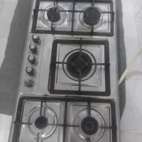 گاز رومیزی استیل پنج شعله