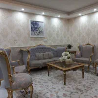 مبل سلطنتی  ۷نفر ورق طلا