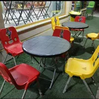میز تاشو تارا / صندلی پلاستیکی / تهران نواب|میز و صندلی غذاخوری|تهران, نازی‌آباد|دیوار