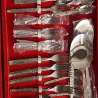 سرویس قاشق چنگال ژاپنی کاملا نو۶نفره