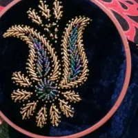 منجق دوزی|لباس|لردگان, |دیوار