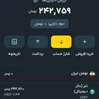 با برنامه صراف 100هزار تومان تتر هدیه ثبت نام بگیر