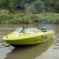 تالاب بین‌المللی بندرانزلی با قایق های سیستم دار