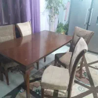 میز ناهار خوری ۶نفره با۴تاصندلی